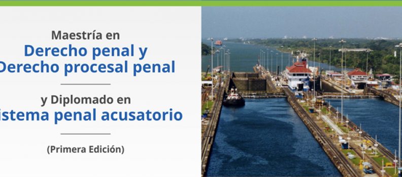 Primera edición maestría en derecho penal y procesal penal